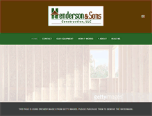 Tablet Screenshot of hendersonbuilds.com